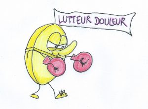 Lutteur douleur